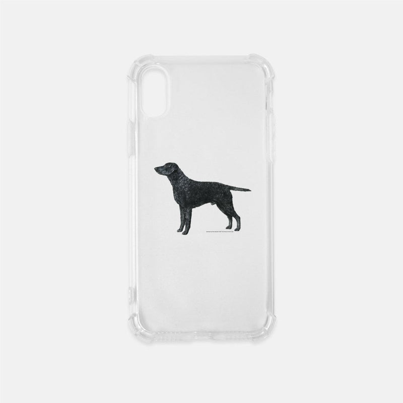 Curly Coated Retriever Clear Phone Case