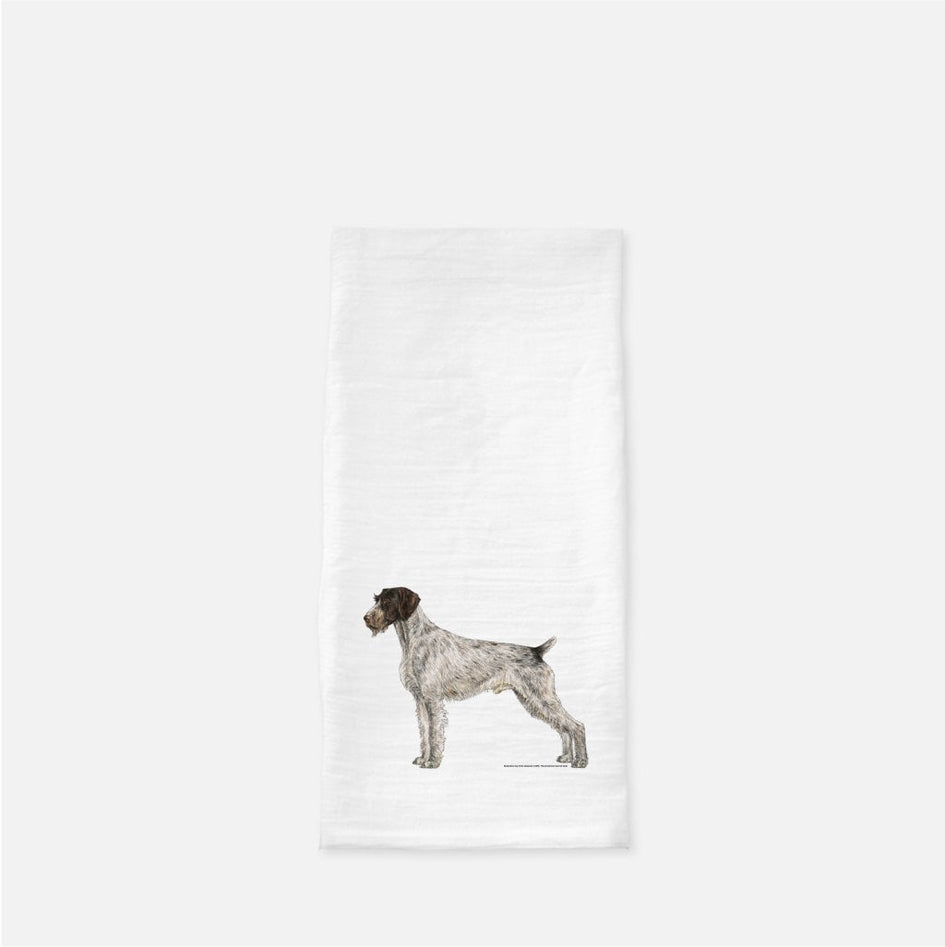 German Wirehaired Pointer Tea Towel