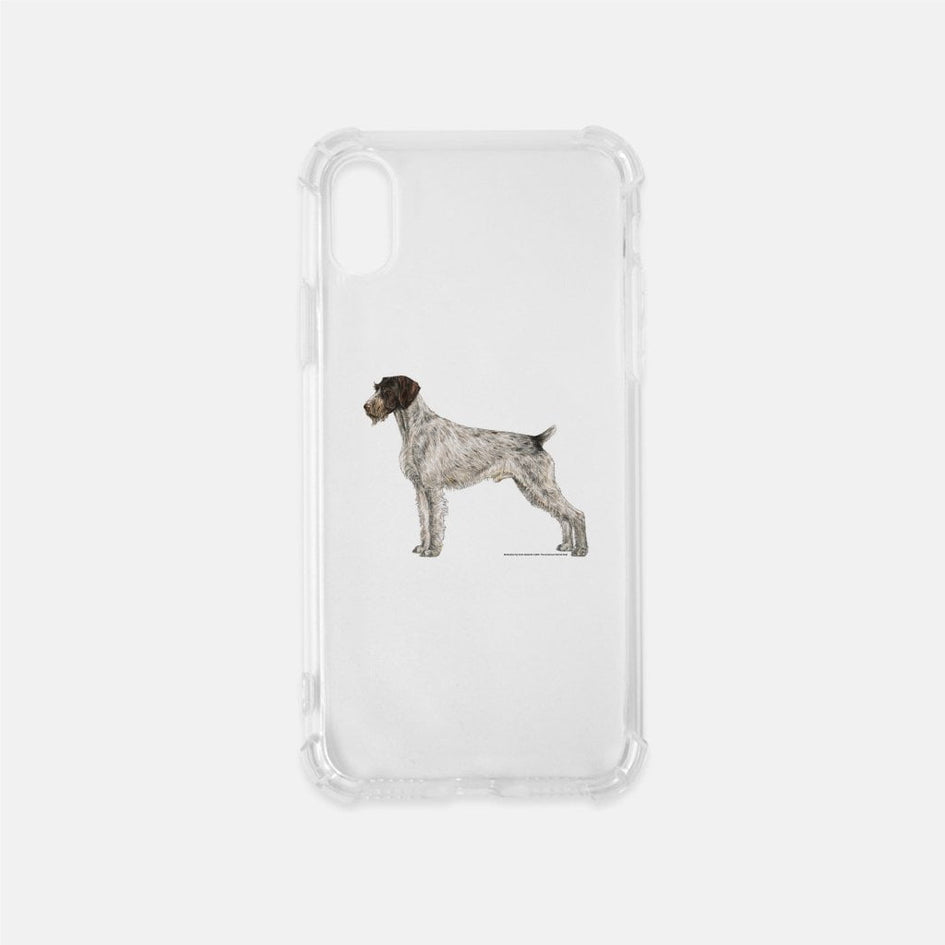 German Wirehaired Pointer Clear Phone Case