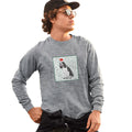 English Springer Spaniel (Black & White) Happy Howlidays Text - Adult Unisex Long Sleeve T-Shirt