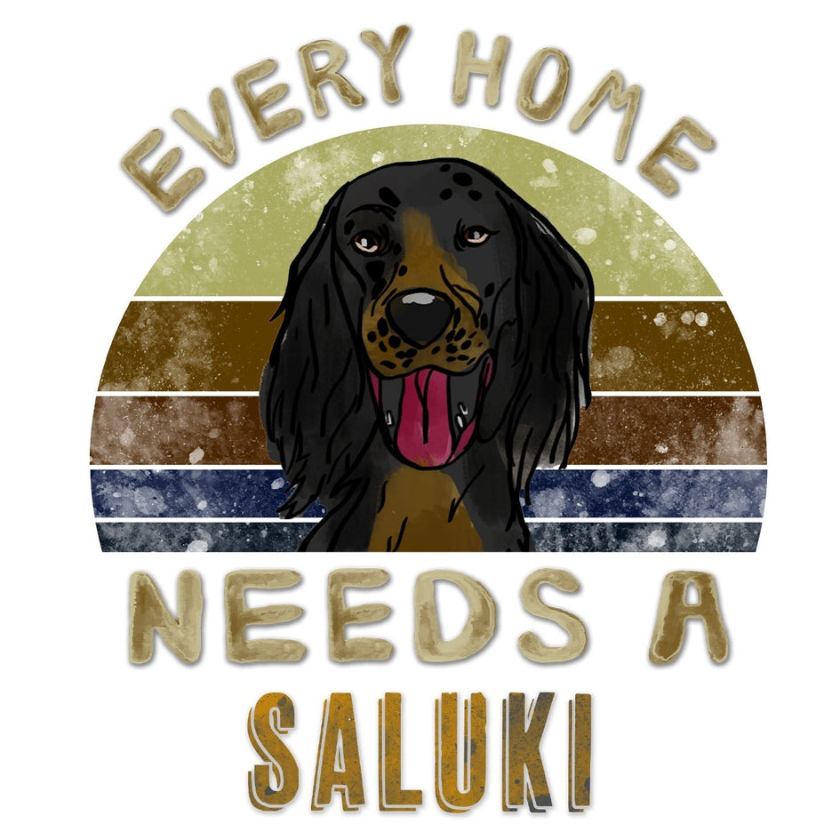 Every Home Needs a Saluki - Women's V-Neck T-Shirt