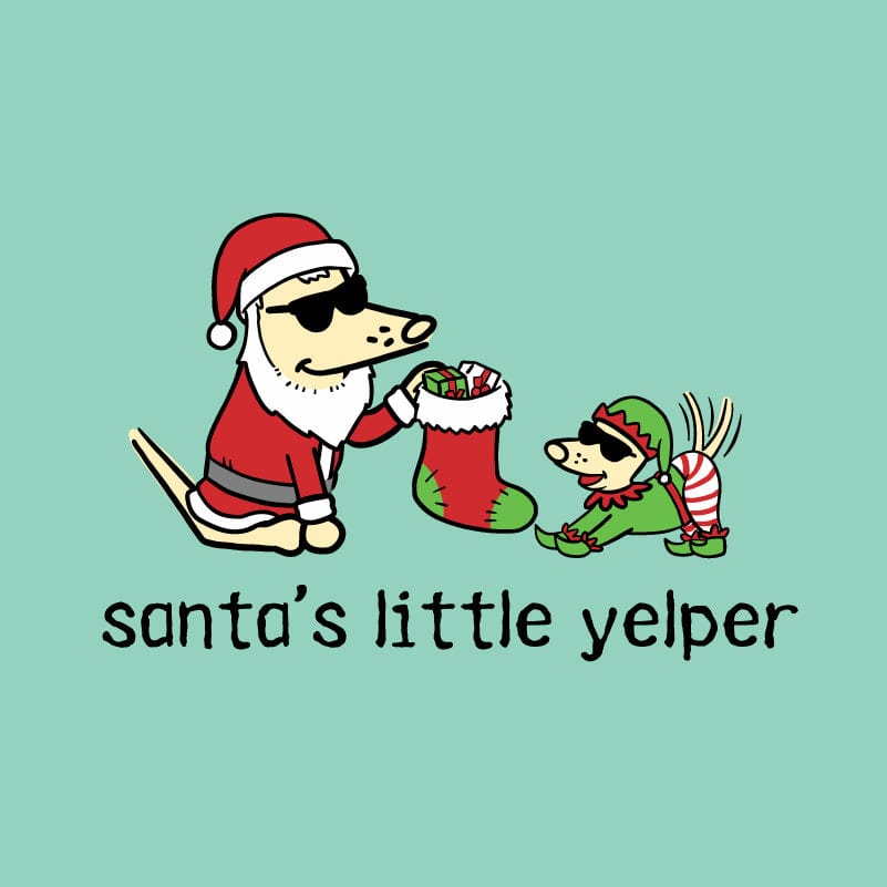 Santa's Little Yelper - Sweatshirt Pullover Hoodie
