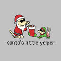 Santa's Little Yelper - Ladies T-Shirt V-Neck