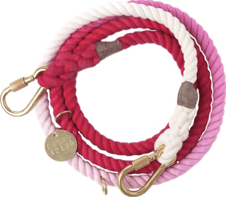 Found my animal adjustable best sale ombre rope dog leash