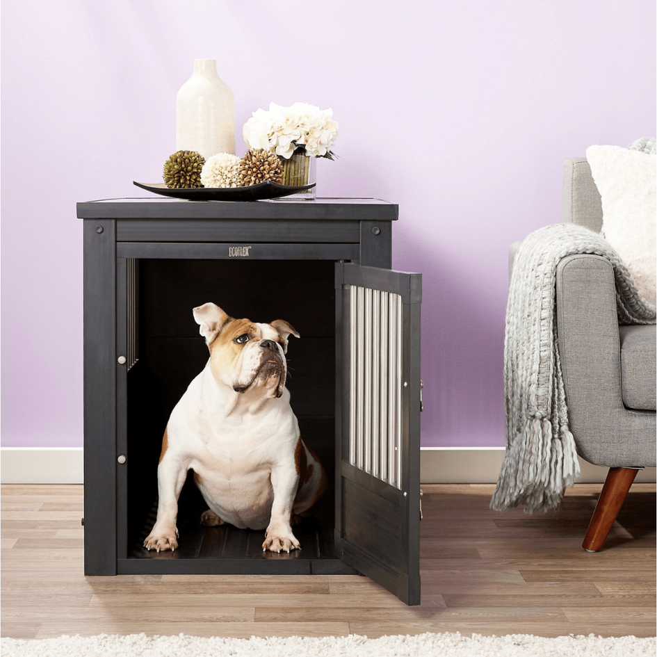 New Age Pet ecoFLEX Single Door Furniture Style Dog Crate & End Table
