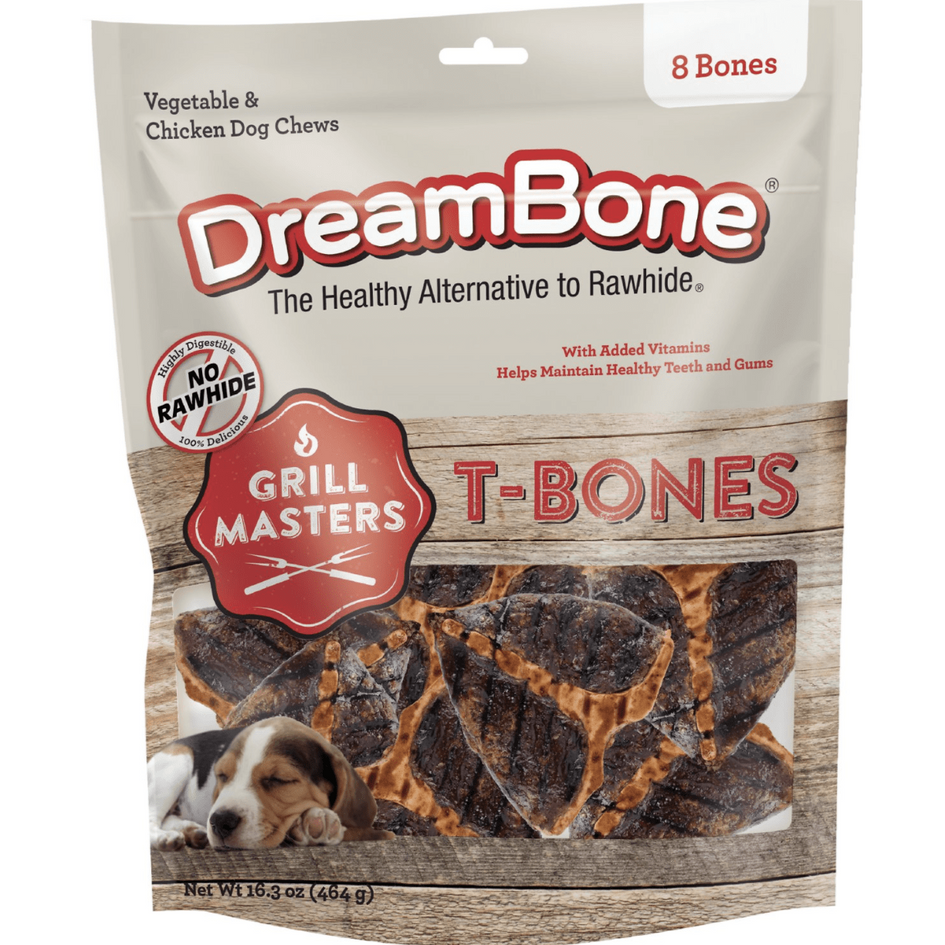 DreamBone Grill Masters T Bones Chews Dog Treats AKC Shop