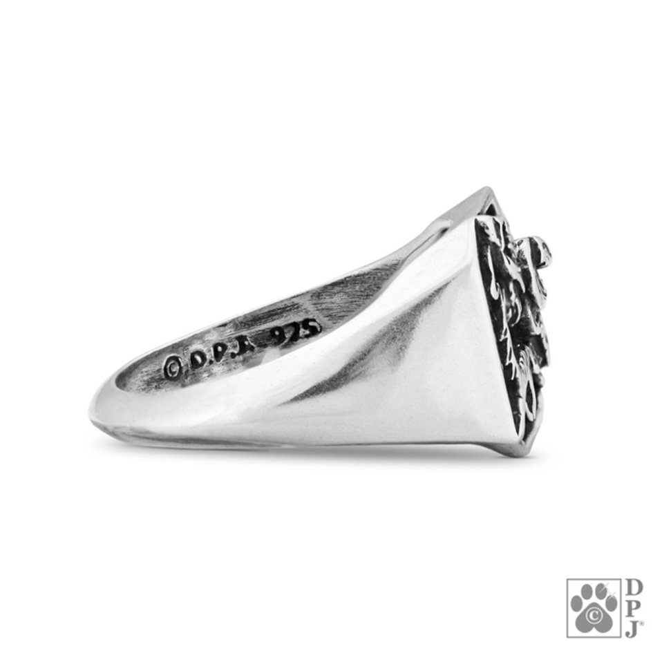 Papillon, Gaiting Body, Sterling Silver Ring