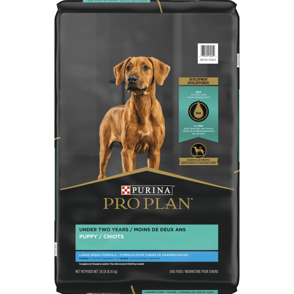 Purina Pro Plan Puppy Large Breed Chicken & Rice Formula with Probiotics Dry Dog Food