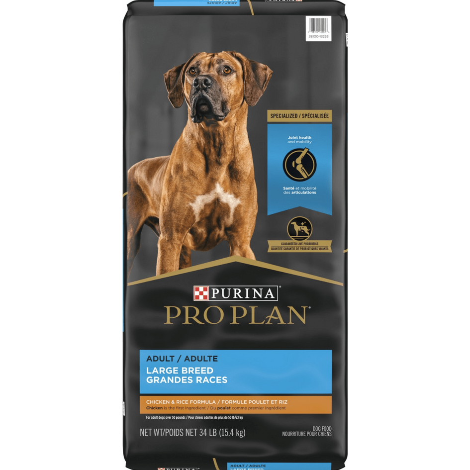 Purina Pro Plan Adult Large Breed Chicken & Rice Formula Dry Dog Food