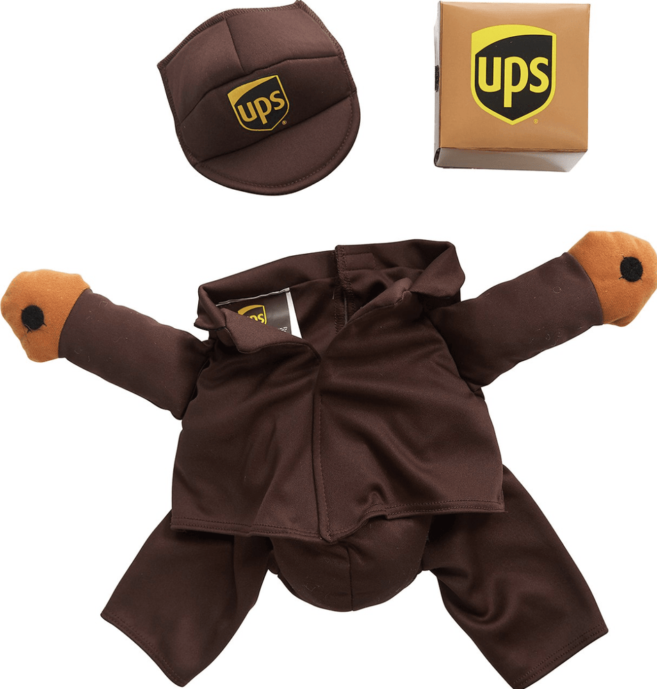 California Costumes UPS Delivery Driver Dog Costume