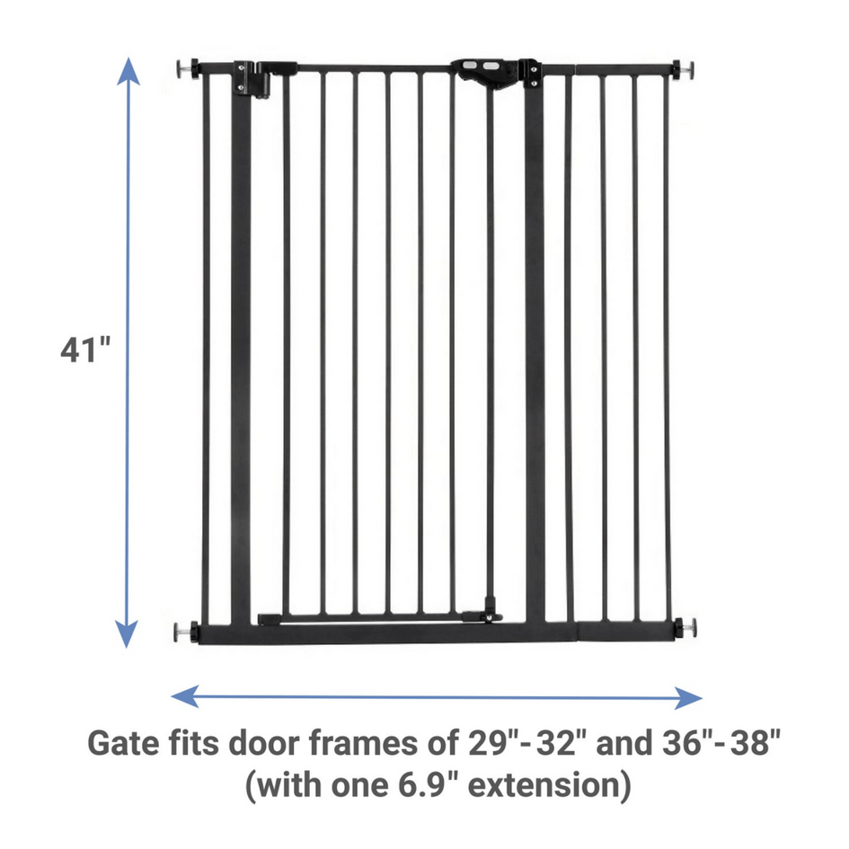 Frisco Extra Tall Auto-Close Pet Gate, 41-in Height