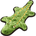 Frisco Flat Plush Squeaking Alligator Dog Toy, Medium