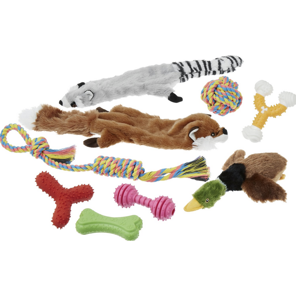 Frisco Summer Fun Plush & Rope Popsicle Dog Toy