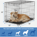 Frisco Fold & Carry Single Door Collapsible Wire Dog Crate