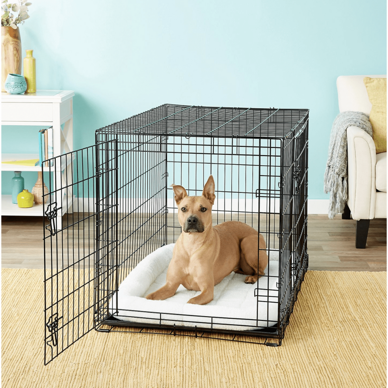 Frisco Fold & Carry Double Door Collapsible Wire Dog Crate