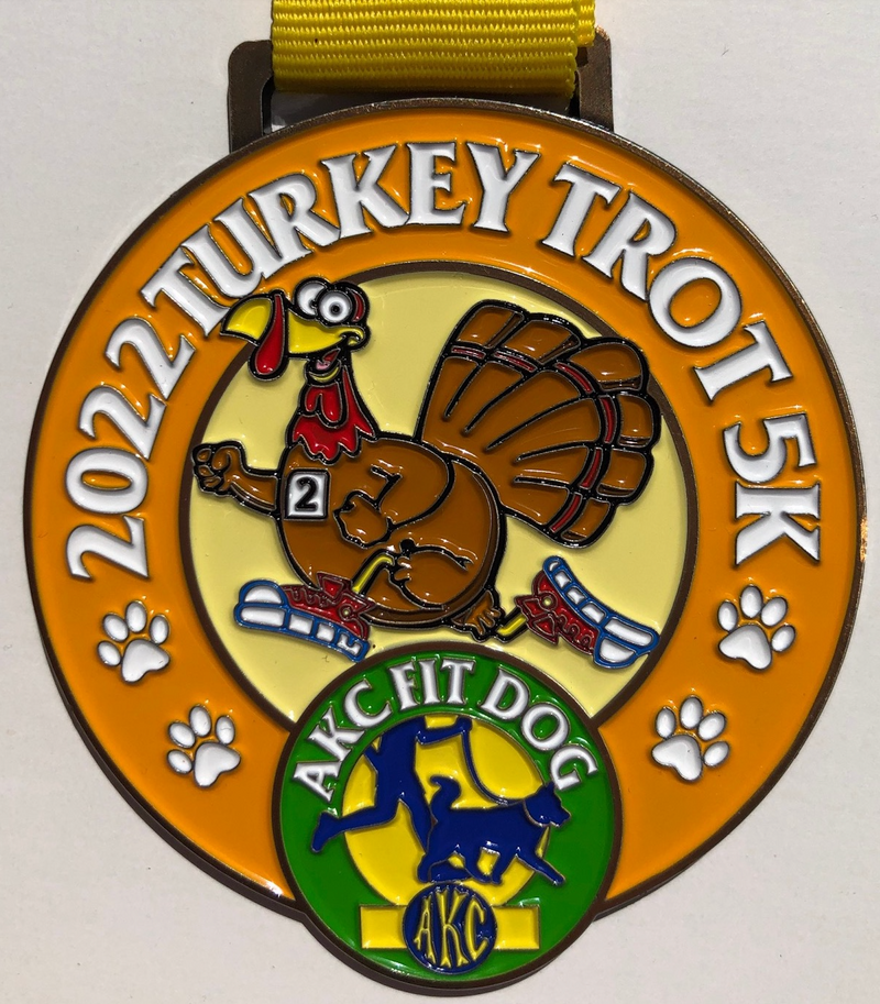 Fit Dog Turkey Trot Medallion
