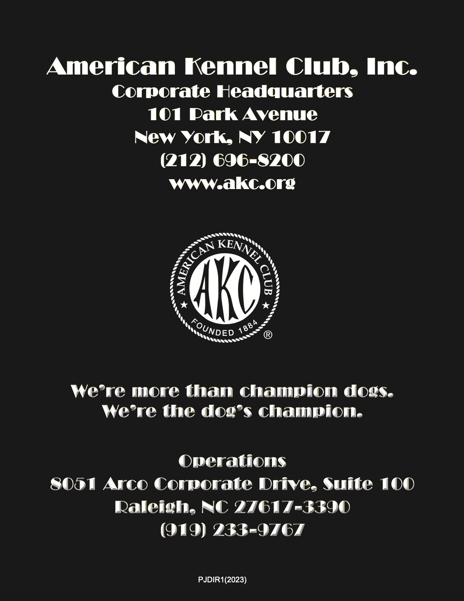 Akc obedience deals judges