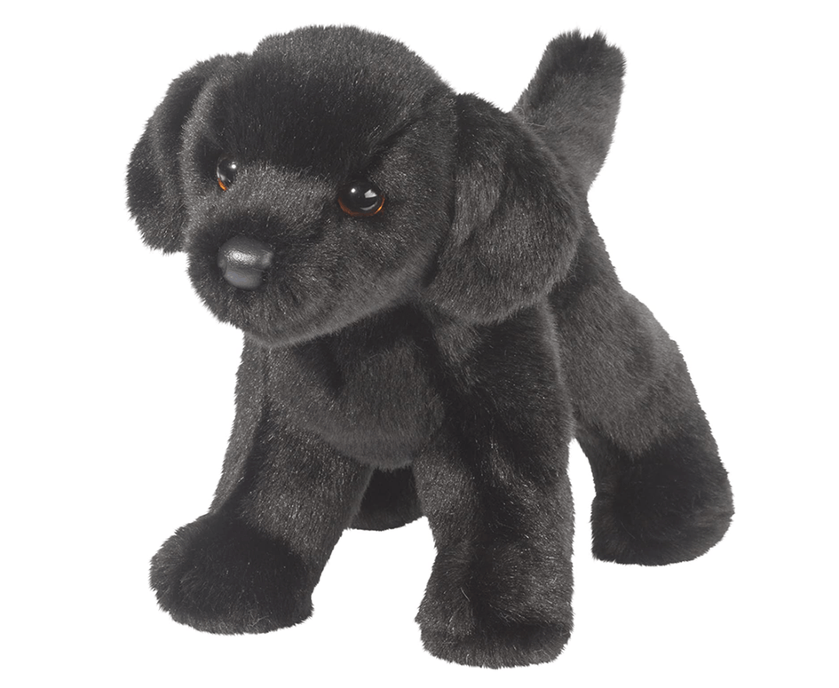 Douglas Black Labrador Plush Stuffed Animal 10"