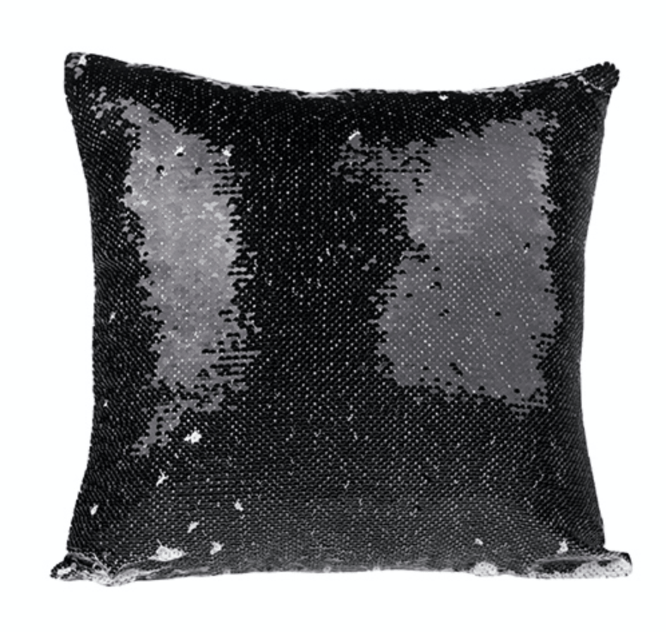Custom Dog Sequin Pillow - Elegant Design