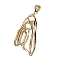 Shih Tzu 14K Gold Cut Out Pendant