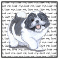 Shih Tzu Love Text - Women's V-Neck T-Shirt
