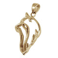 Silky Terrier  14K Gold Cut Out Pendant