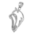 Silky Terrier  Sterling Silver Cut Out Pendants