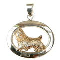 Silky Terrier Sterling & 14k Gold Jewelry