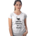Silky Terrier Proud Owner - Women's V-Neck T-Shirt