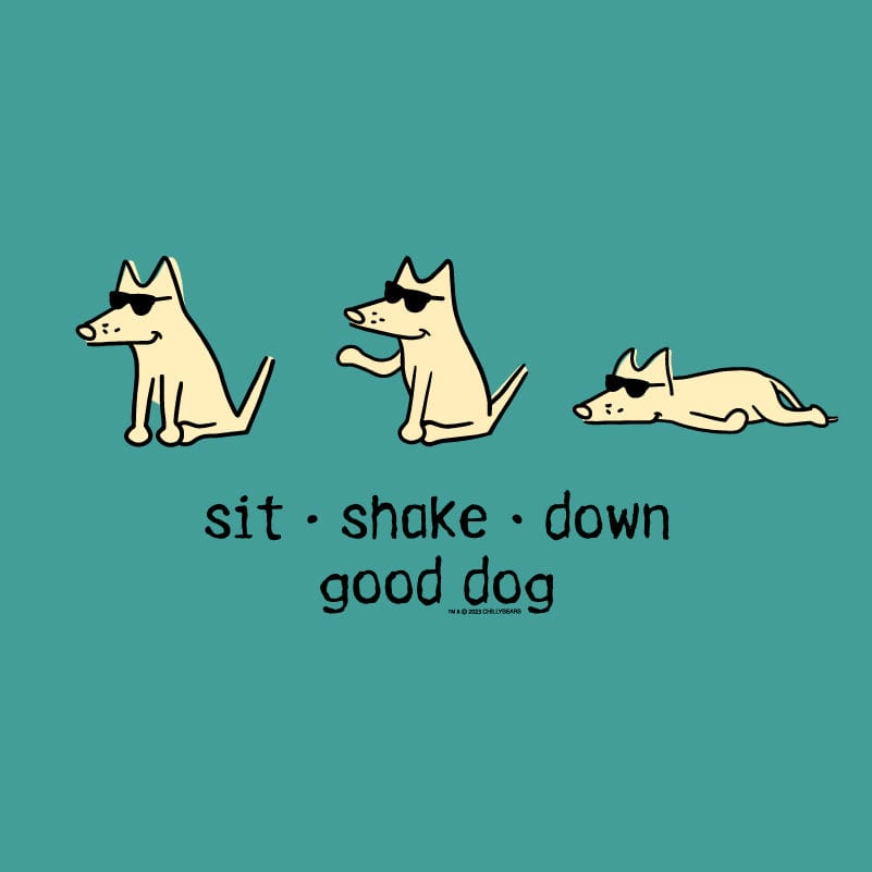 Sit, Shake, Down, Good Dog - Classic Tee