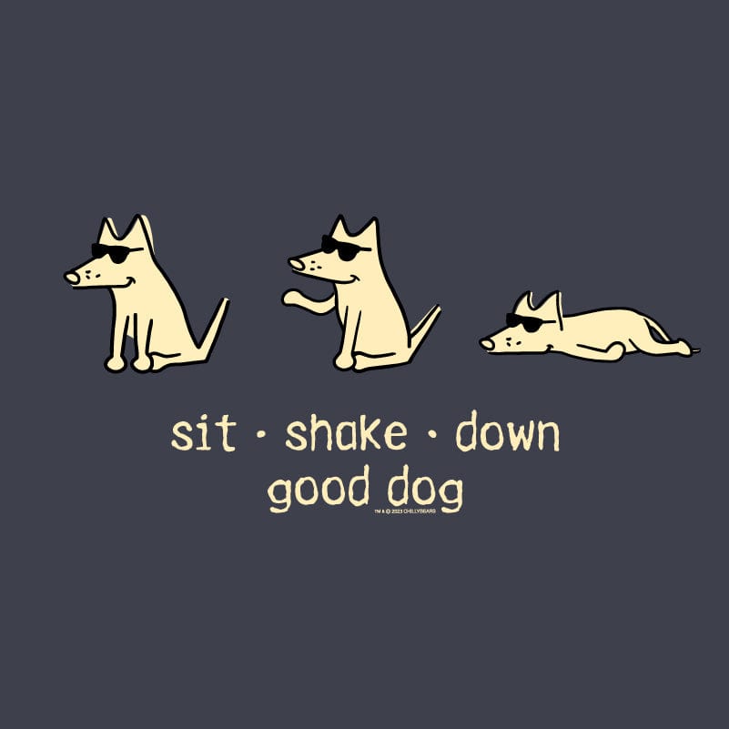 Sit, Shake, Down, Good Dog - Classic Long-Sleeve T-Shirt