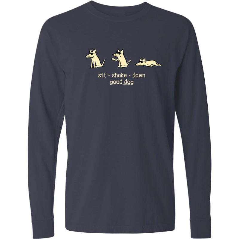 Sit, Shake, Down, Good Dog - Classic Long-Sleeve T-Shirt