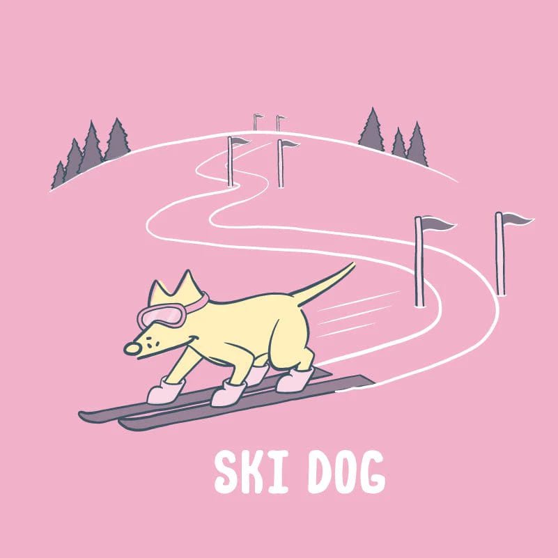 Ski Dog - Classic Long-Sleeve T-Shirt