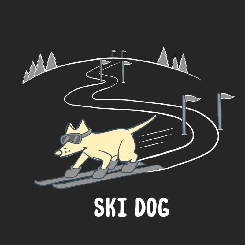 Ski Dog - Ladies Long-Sleeve T-Shirt