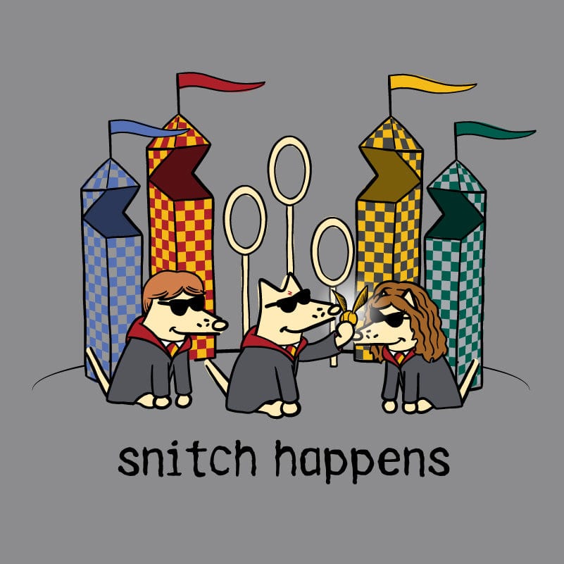 Snitch Happens - Ladies Plus V-Neck Tee
