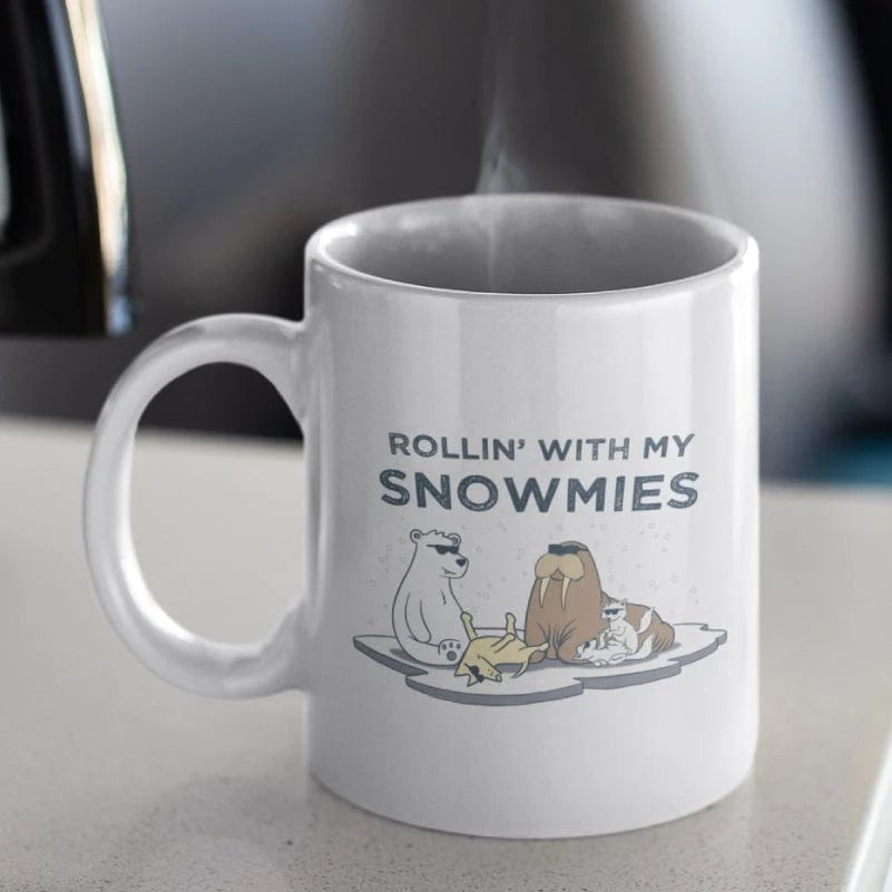 Rollin With My Snowmies - Coffee Mug