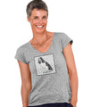 Black and White Springer Love Text - Women's V-Neck T-Shirt