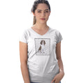 Springer Puppy Love Text - Women's V-Neck T-Shirt