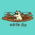 Subtle Dig - Ladies T-Shirt V-Neck