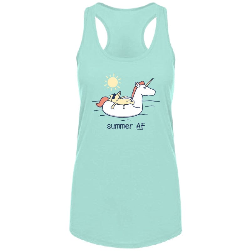 Summer AF - Ladies Racerback Tank Top