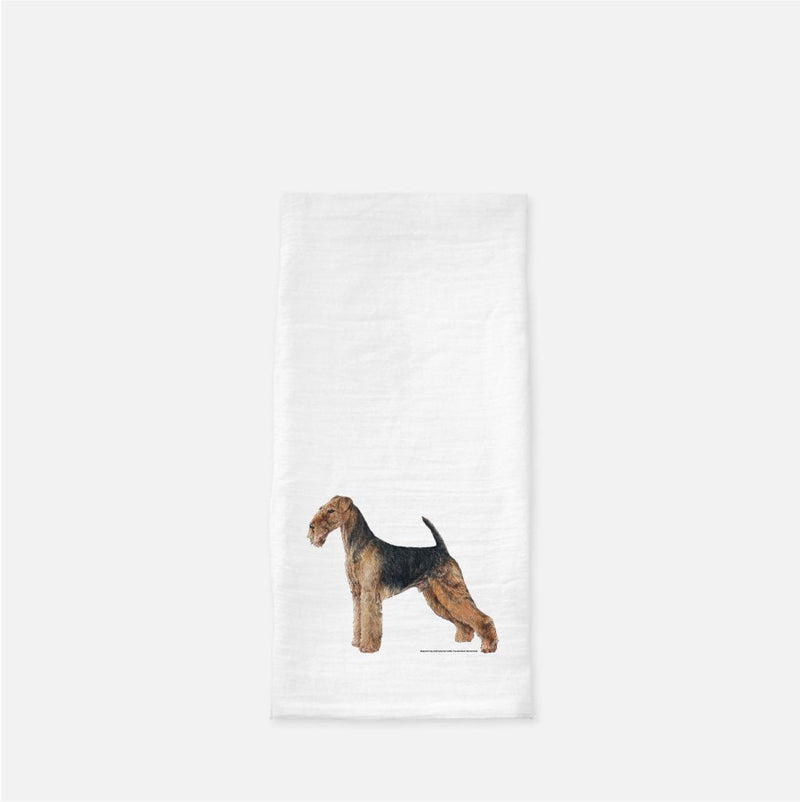 Airedale Terrier Tea Towel