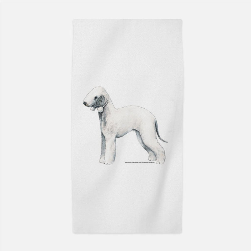 Bedlington Terrier Beach Towel