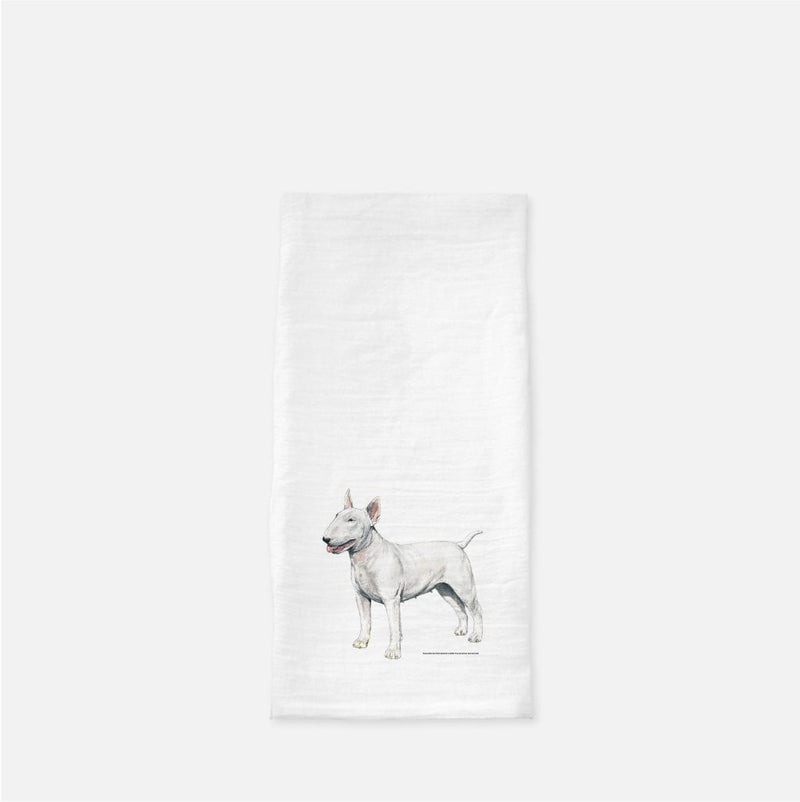 Bull Terrier Tea Towel