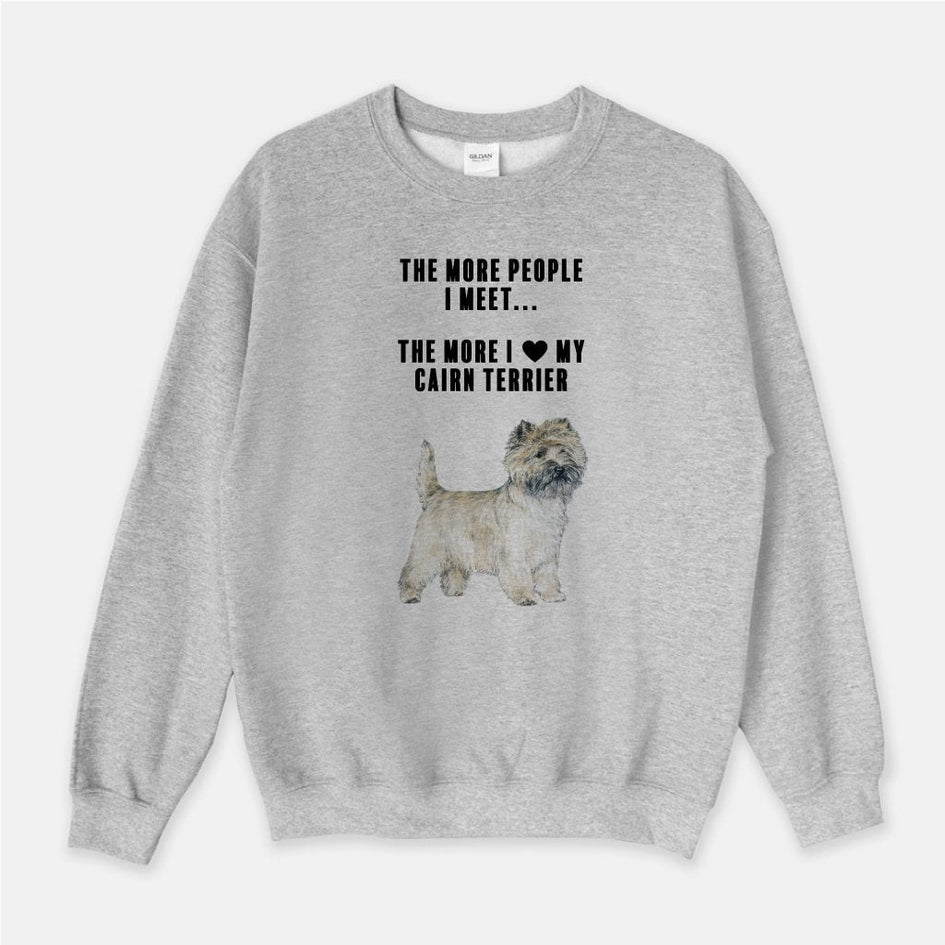 Cairn Terrier Love Unisex Crew Neck Sweatshirt