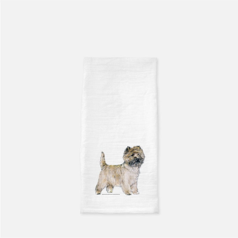 Cairn Terrier Tea Towel