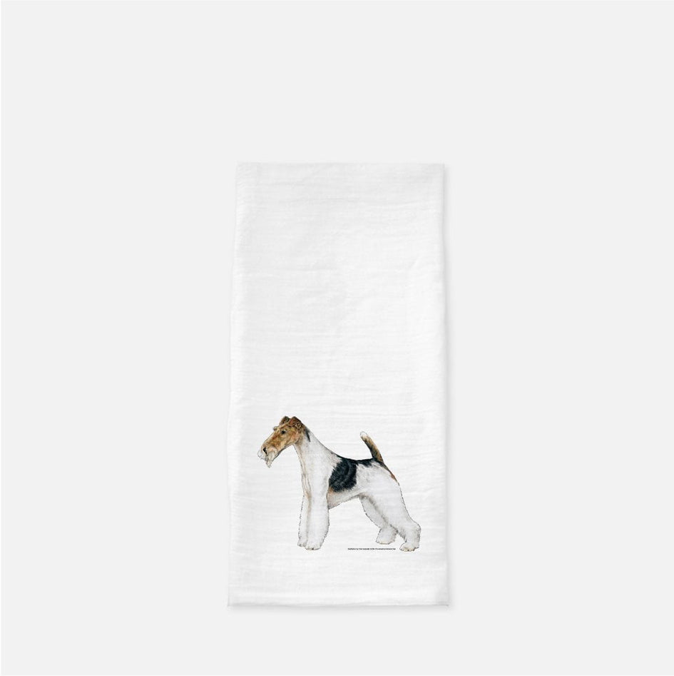 Wire Fox Terrier Tea Towel