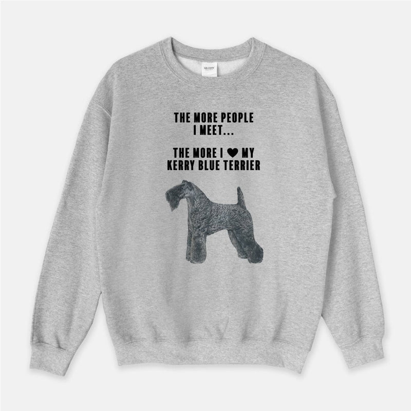 Kerry Blue Terrier Love Unisex Crew Neck Sweatshirt