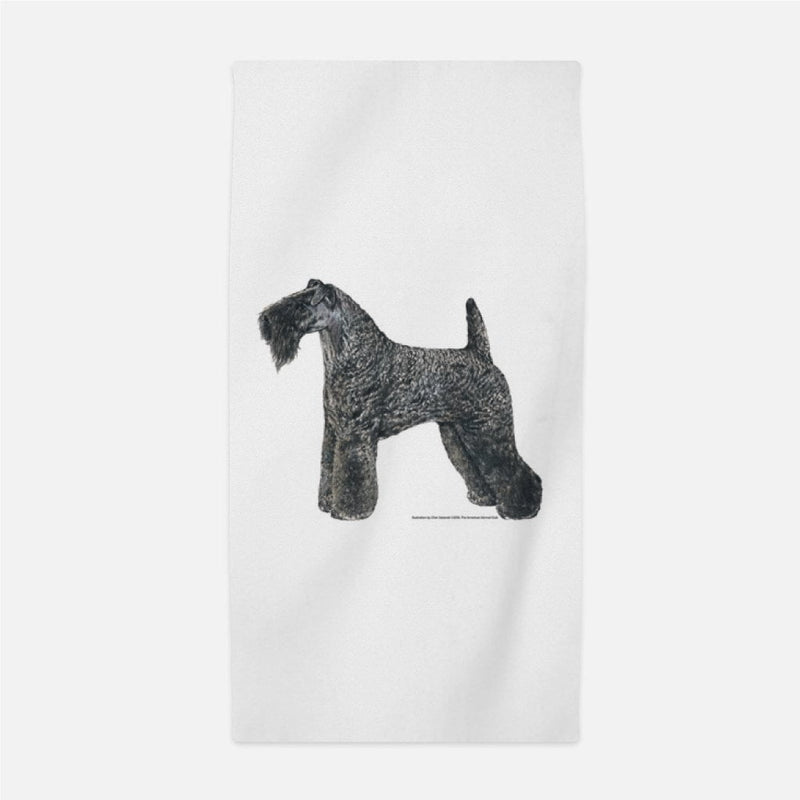 Kerry Blue Terrier Beach Towel