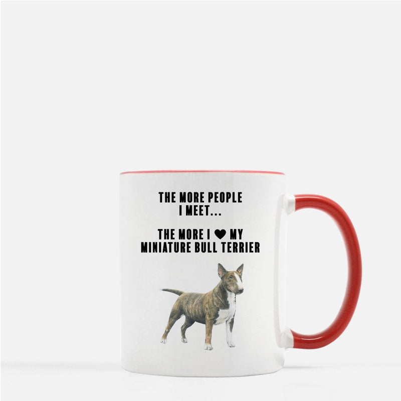 Miniature Bull Terrier Love Coffee Mug