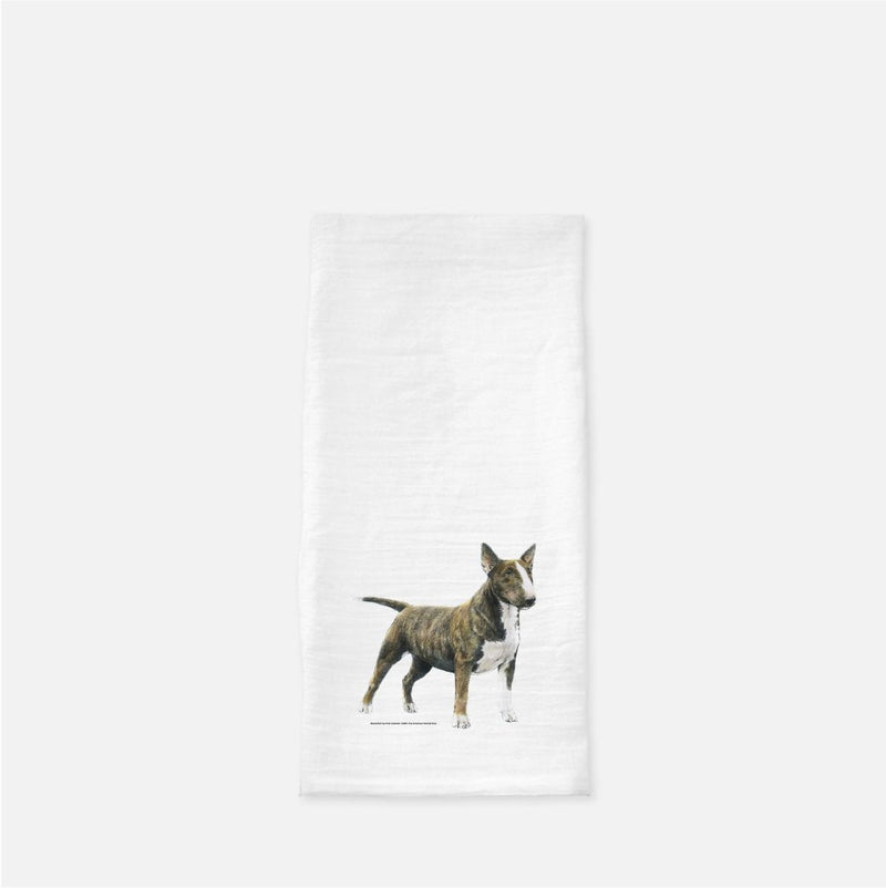 Miniature Bull Terrier Tea Towel